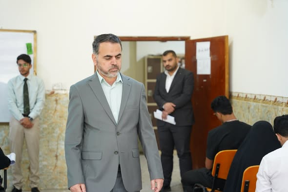 كلية التربية تباشر بإجراء الامتحانات النهائية لطلبتها